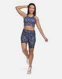 Snake Print Sports Bra & Shorts