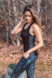 Scattered Line Gym Leggings - PerkyPeach
