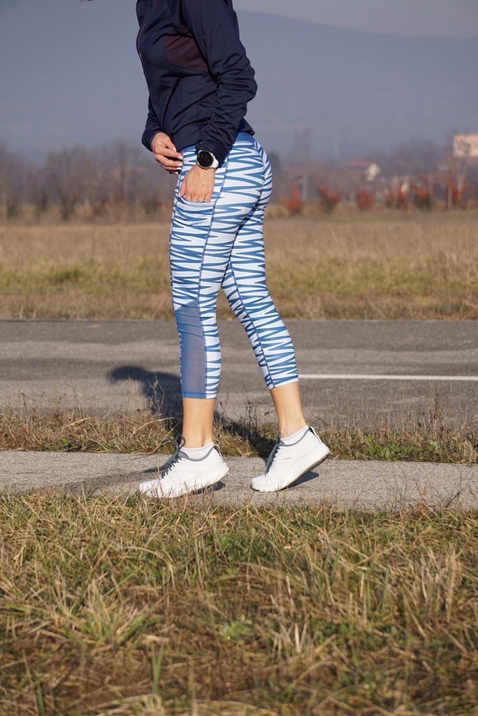 Zigzag Gym Leggings - PerkyPeach