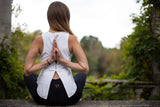 Move More White Vest Top - PerkyPeach