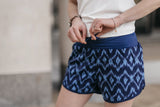 Ikat Running Shorts - PerkyPeach