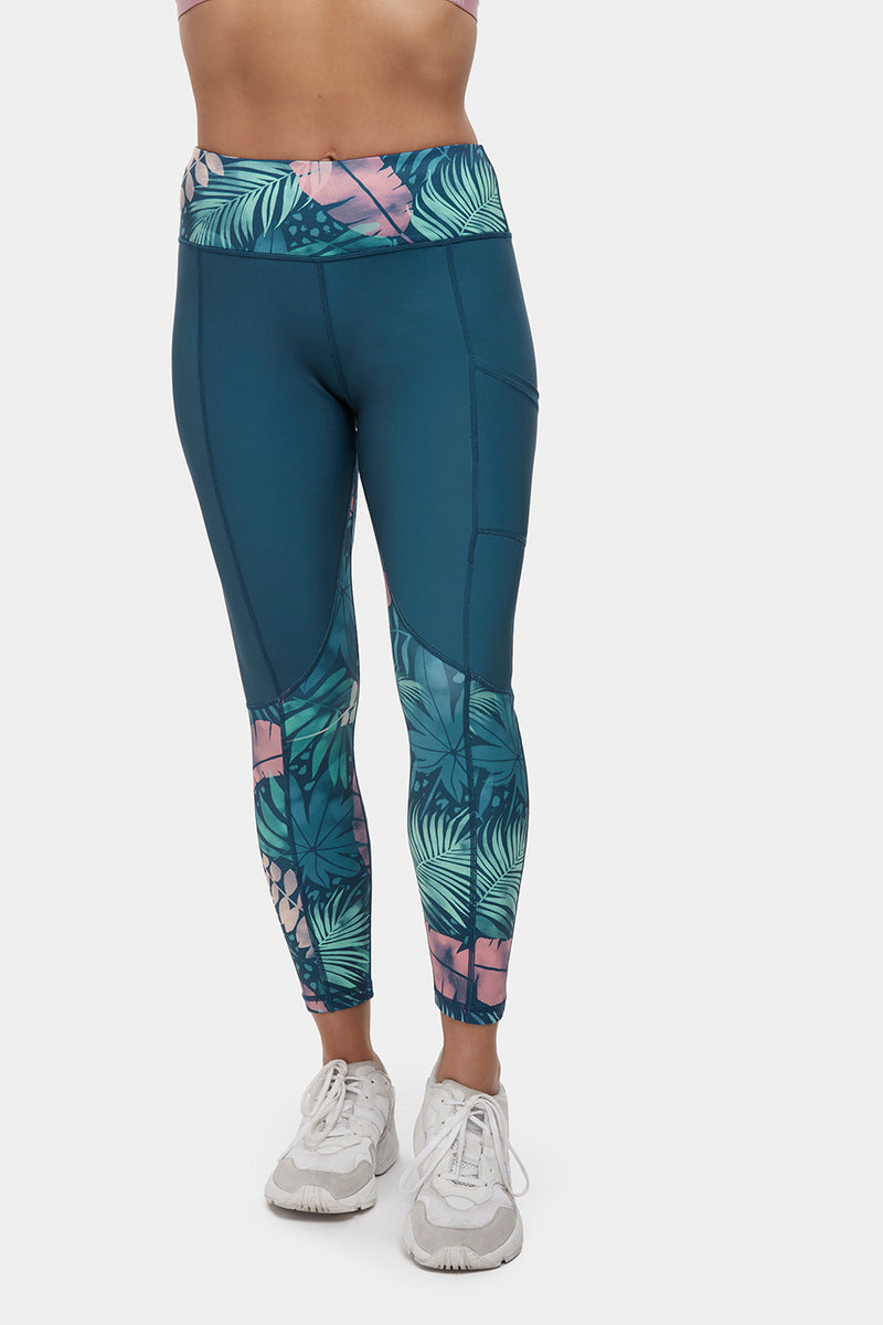 Tropical Gym Leggings - PerkyPeach