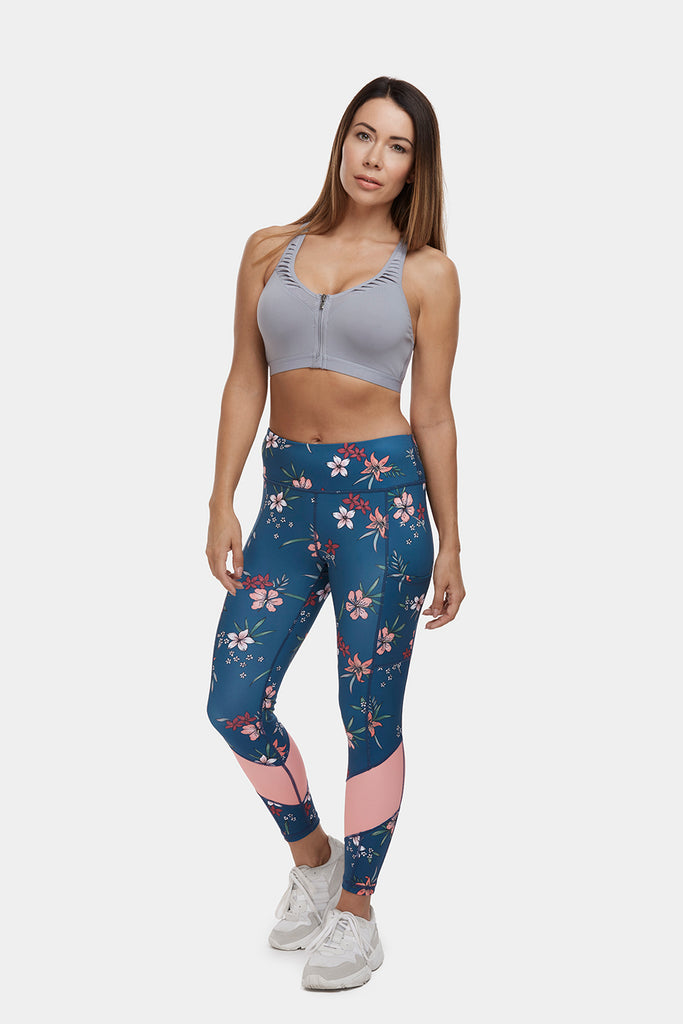 Floral Gym Leggings - PerkyPeach