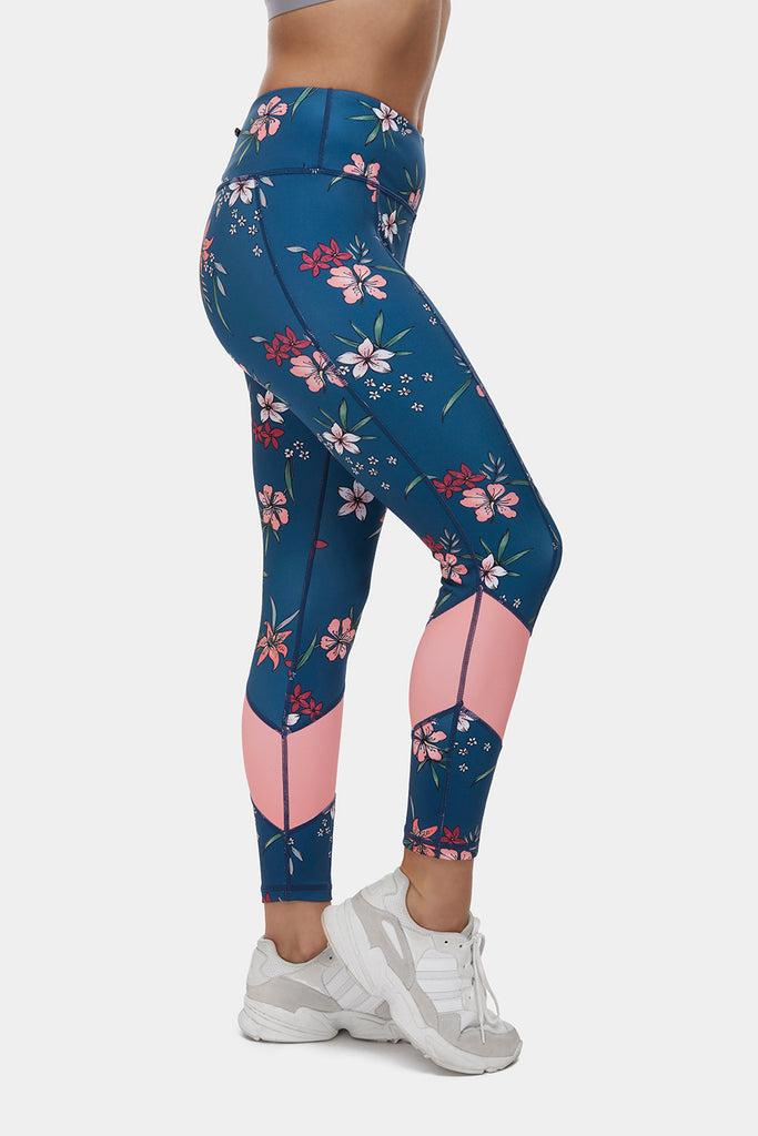 Floral Gym Leggings - PerkyPeach