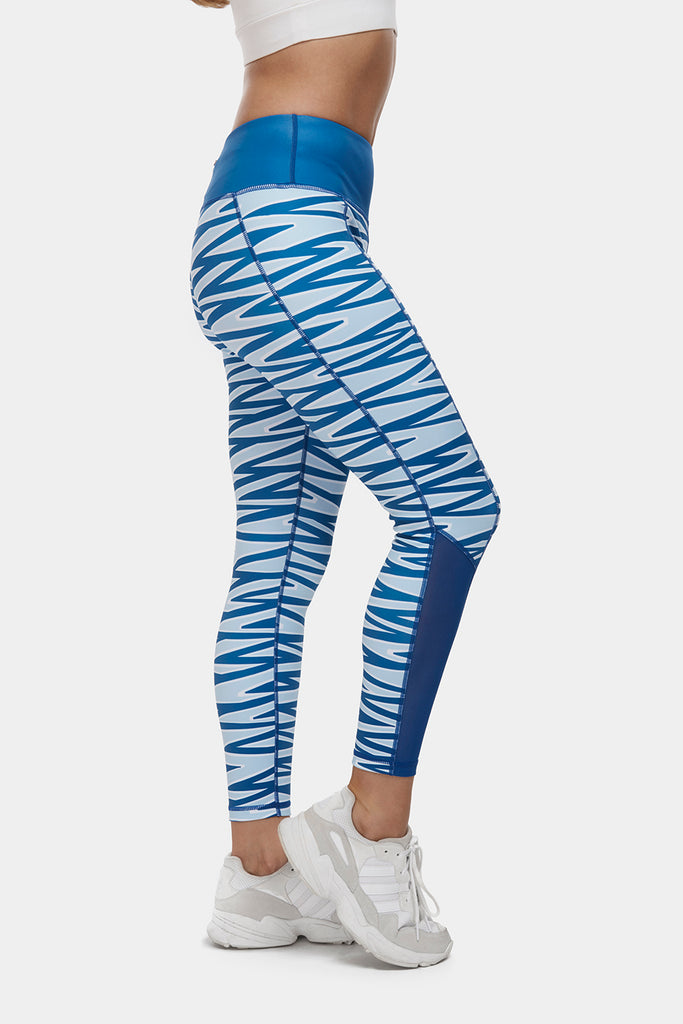 Zigzag Gym Leggings - PerkyPeach