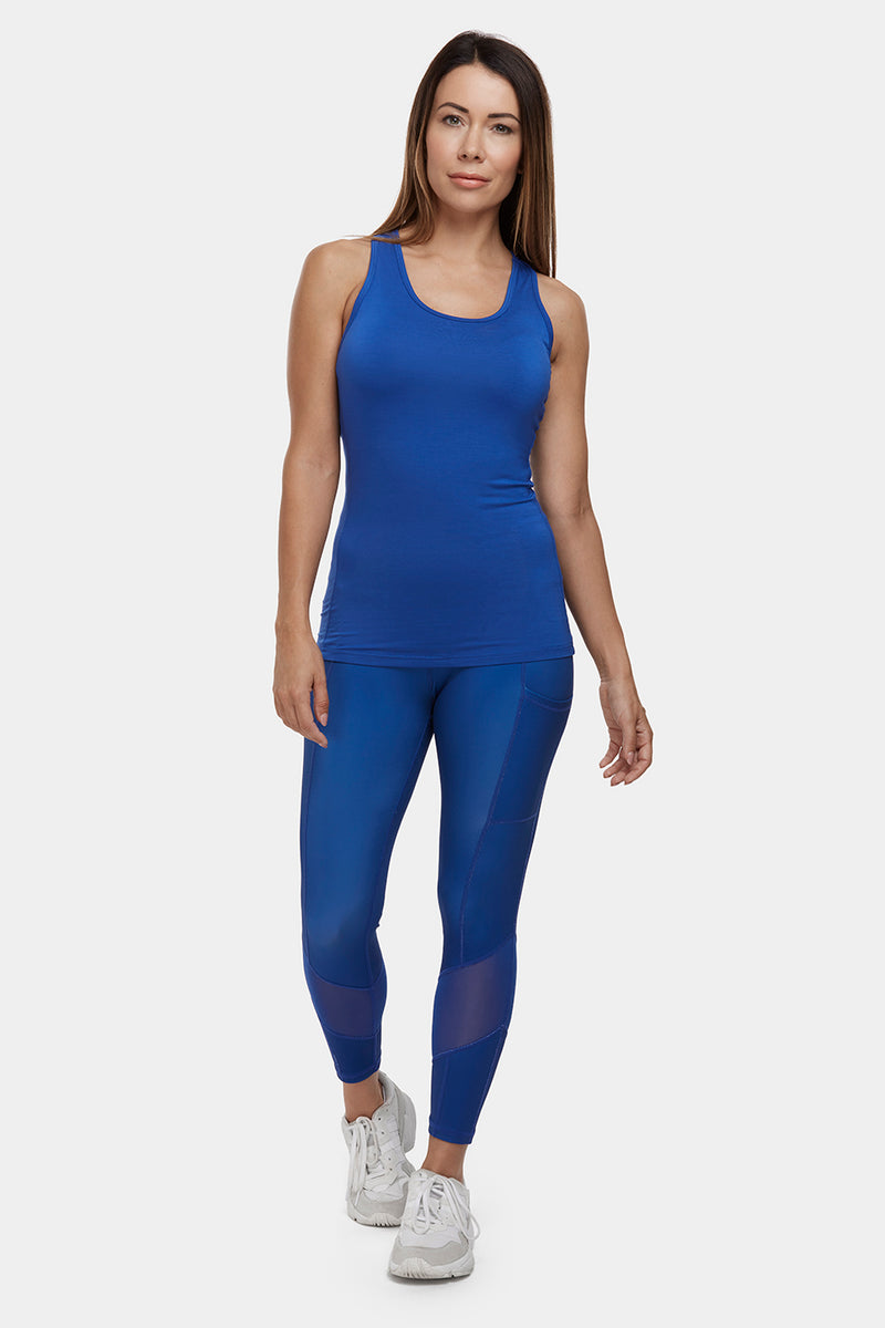 Blue Gym Leggings - PerkyPeach