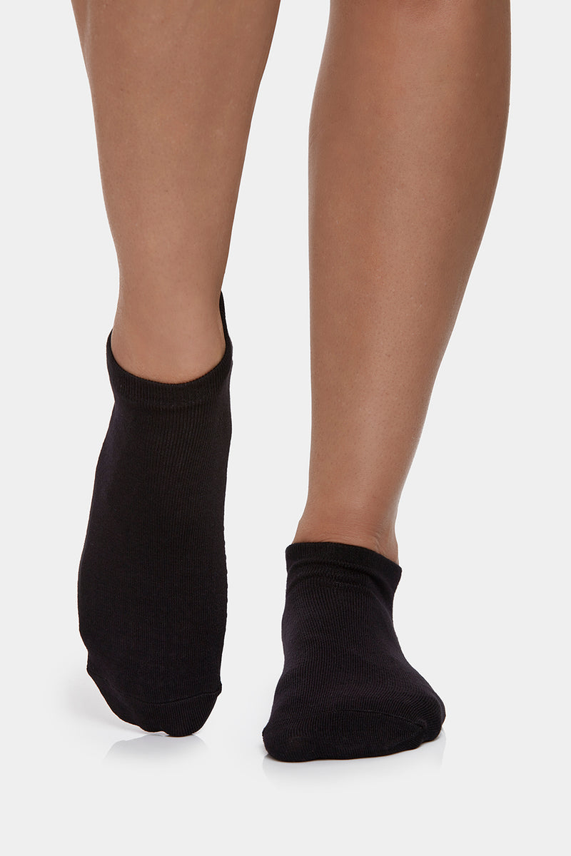 Get a Grip Bamboo Socks, Black - PerkyPeach