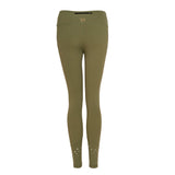 High Rise Laser 7/8 Khaki Legging