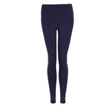 High Rise Laser Navy Full Length Leggings