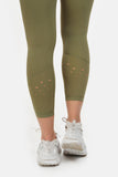 High Rise Laser 7/8 Khaki Legging