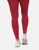 High Rise Laser Red Full Length Leggings