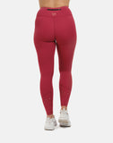 High Rise Laser Red Full Length Leggings