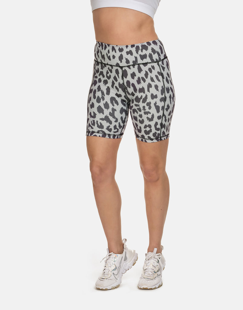 Leopard Cycling Shorts - PerkyPeach