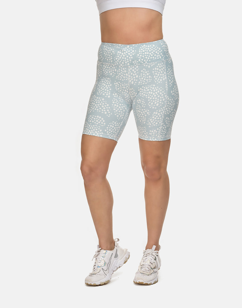 Blue Dotty Cycling Shorts - PerkyPeach
