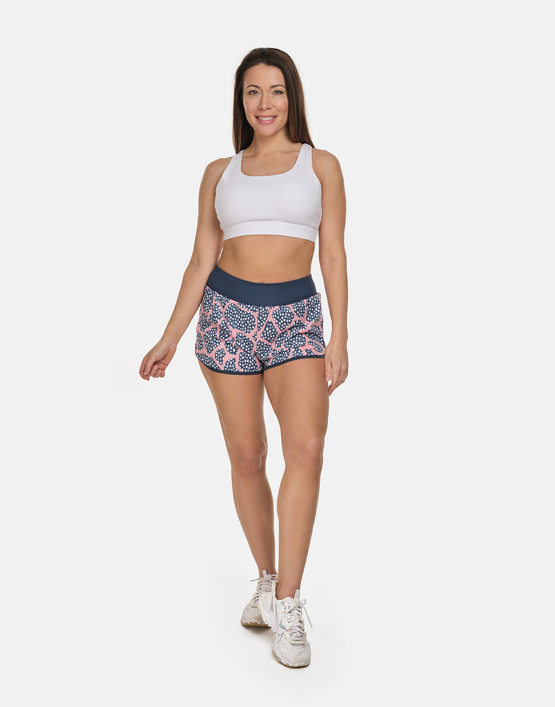 Run Wild Spotty Running Shorts - PerkyPeach
