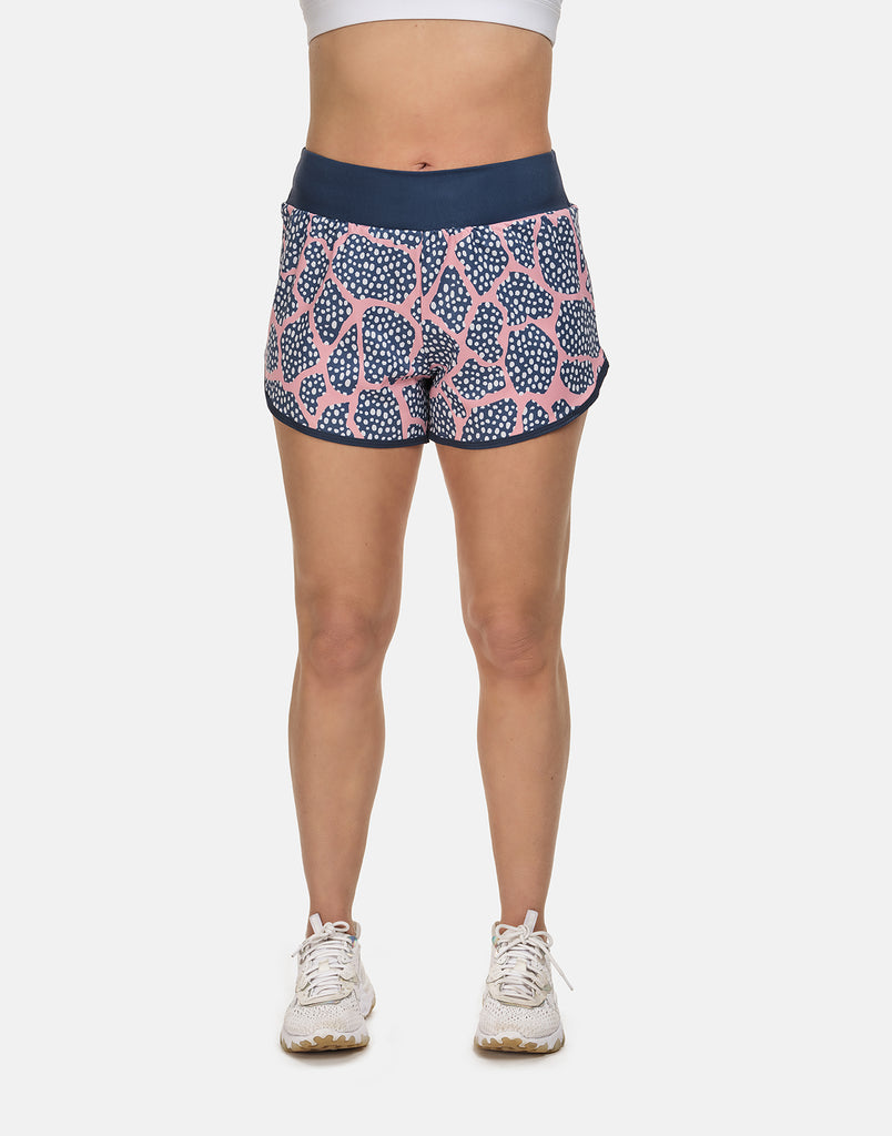 Run Wild Spotty Running Shorts - PerkyPeach