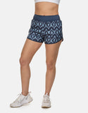 Ikat Running Shorts - PerkyPeach