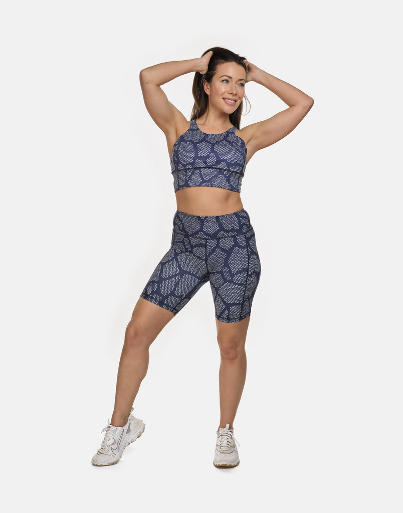 Snake Print Cycling Shorts - PerkyPeach
