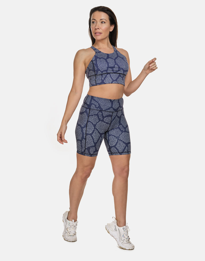 Snake Print Cycling Shorts - PerkyPeach