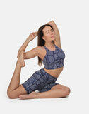 Snake Print Cycling Shorts - PerkyPeach