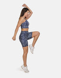 Snake Print Cycling Shorts - PerkyPeach