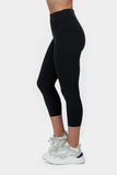 Move More Black Capri Leggings - PerkyPeach