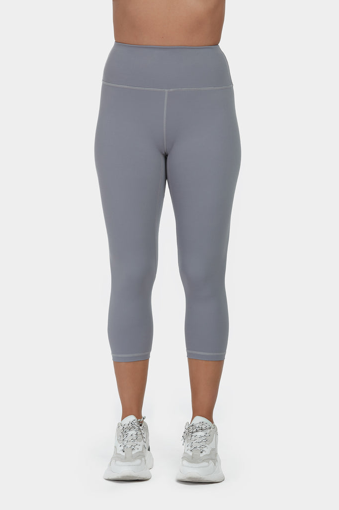 Move More Grey Capri Leggings - PerkyPeach