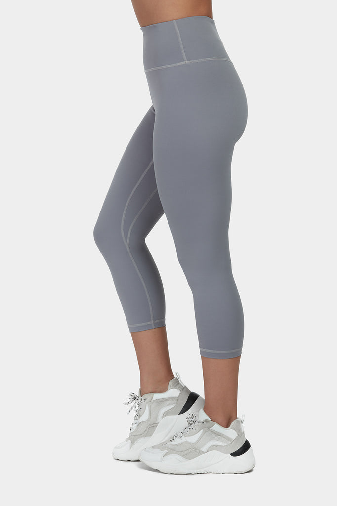 Move More Grey Capri Leggings - PerkyPeach