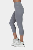 Move More Grey Capri Leggings - PerkyPeach