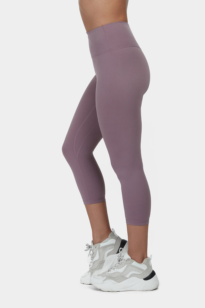 Move More Mauve Capri Leggings - PerkyPeach