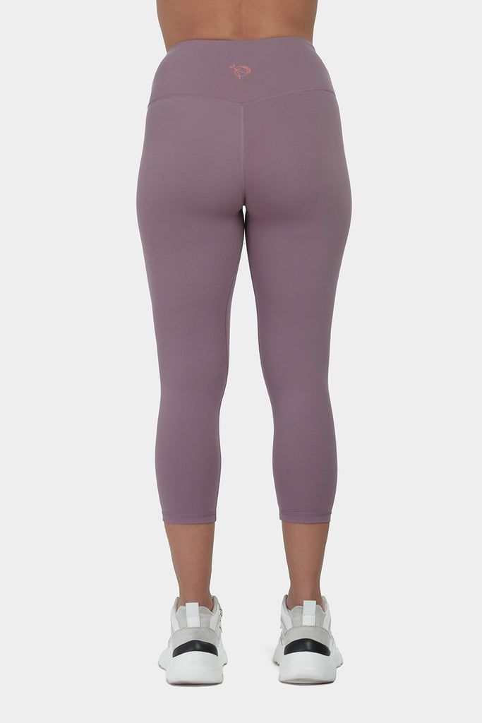 Move More Mauve Capri Leggings - PerkyPeach