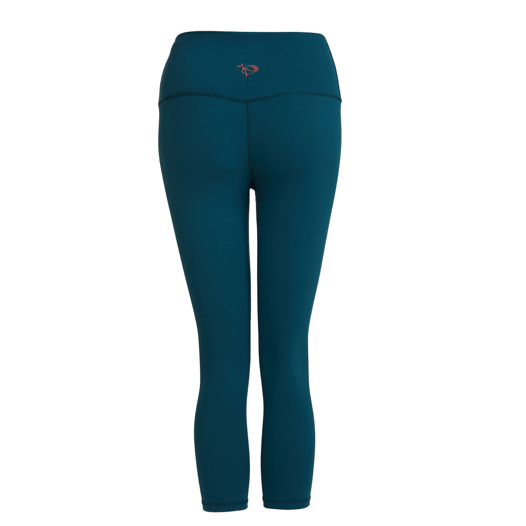 Move More Forest Green Capri Leggings - PerkyPeach