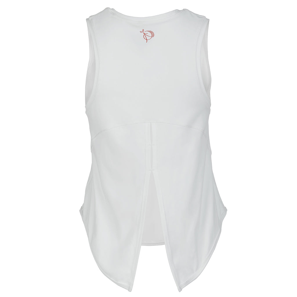 Move More White Vest Top - PerkyPeach
