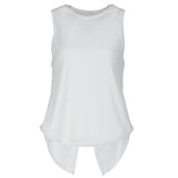 Move More White Vest Top - PerkyPeach