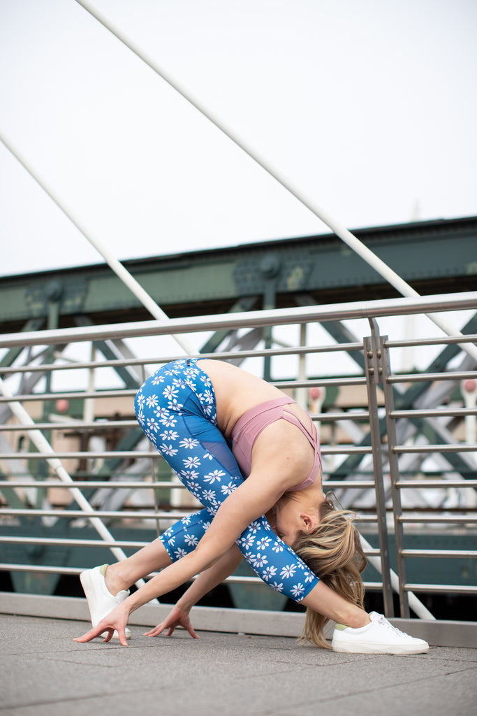 Daisy Gym Leggings - PerkyPeach