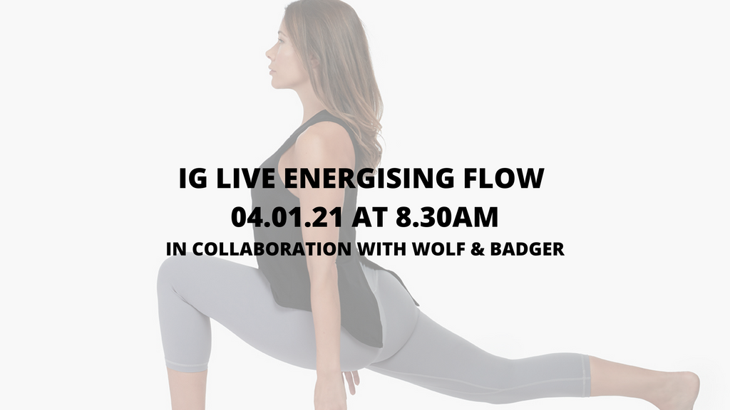 NEW YEAR ENERGISING 30MIN FLOW IN COLLABORATION WITH WOLF & BADGER