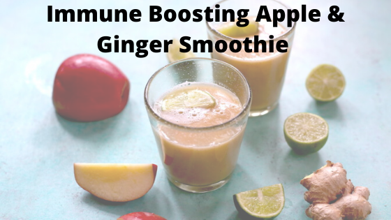 Immune Boosting Apple & Ginger Smoothie